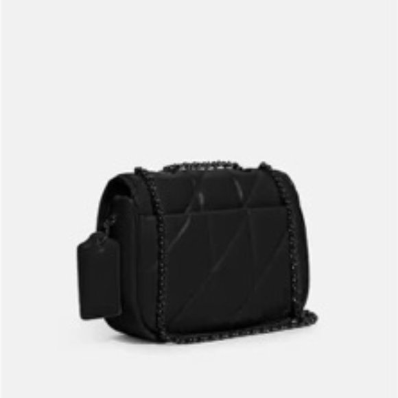 Coach: Pillow Madison Shoulder Bag with Quilting in Black - Picture 2 of 9